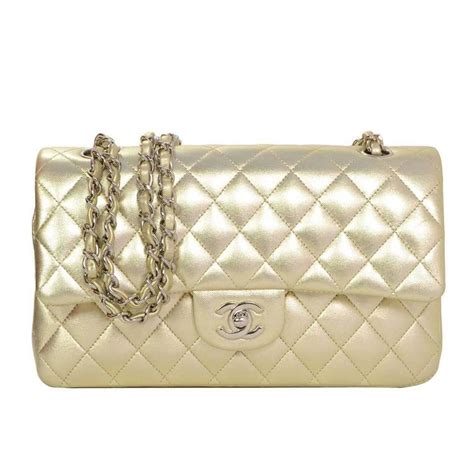 vintage gold quilted chanel bag|pictures of old chanel purses.